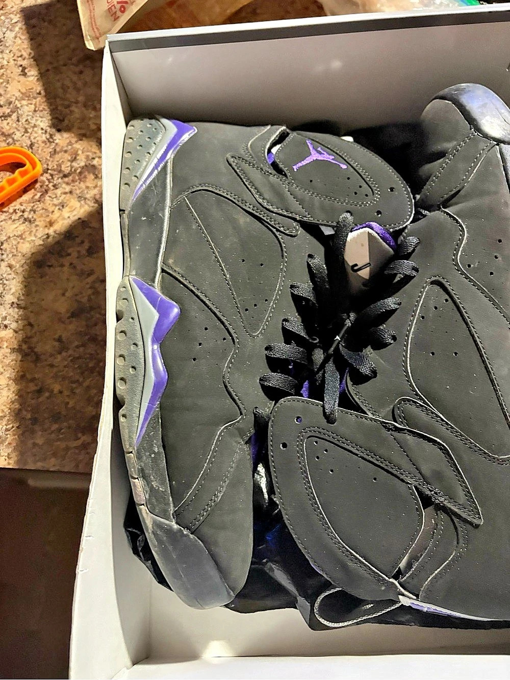 Jordan Air Jordan 7 Retro 'Ray Allen' Black & Purple US 11